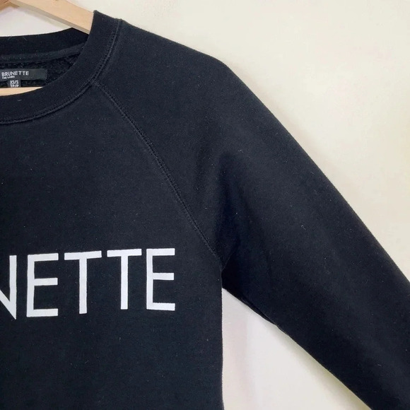 Brunette The  Label Classic Brunette Crew Neck Sweatshirt - Picture 6 of 11